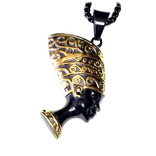 The Black Goddess Necklace & Pendant Set
