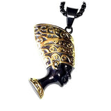 The Black Goddess Necklace & Pendant Set