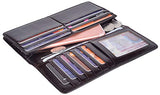 Kings Vintage Genuine Leather Long Wallets Bifold Wallet