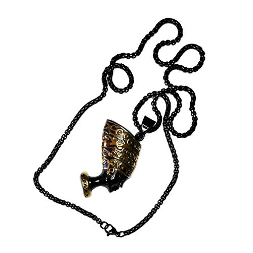 The Black Goddess Necklace & Pendant Set