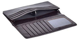Kings Vintage Genuine Leather Long Wallets Bifold Wallet