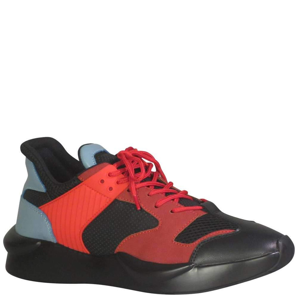 Red Multi-Color Designer Sneaker Brand