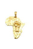 Godly  Gold African Pendant & Chain Set