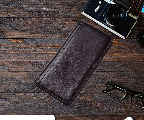 Kings Vintage Genuine Leather Long Wallets Bifold Wallet