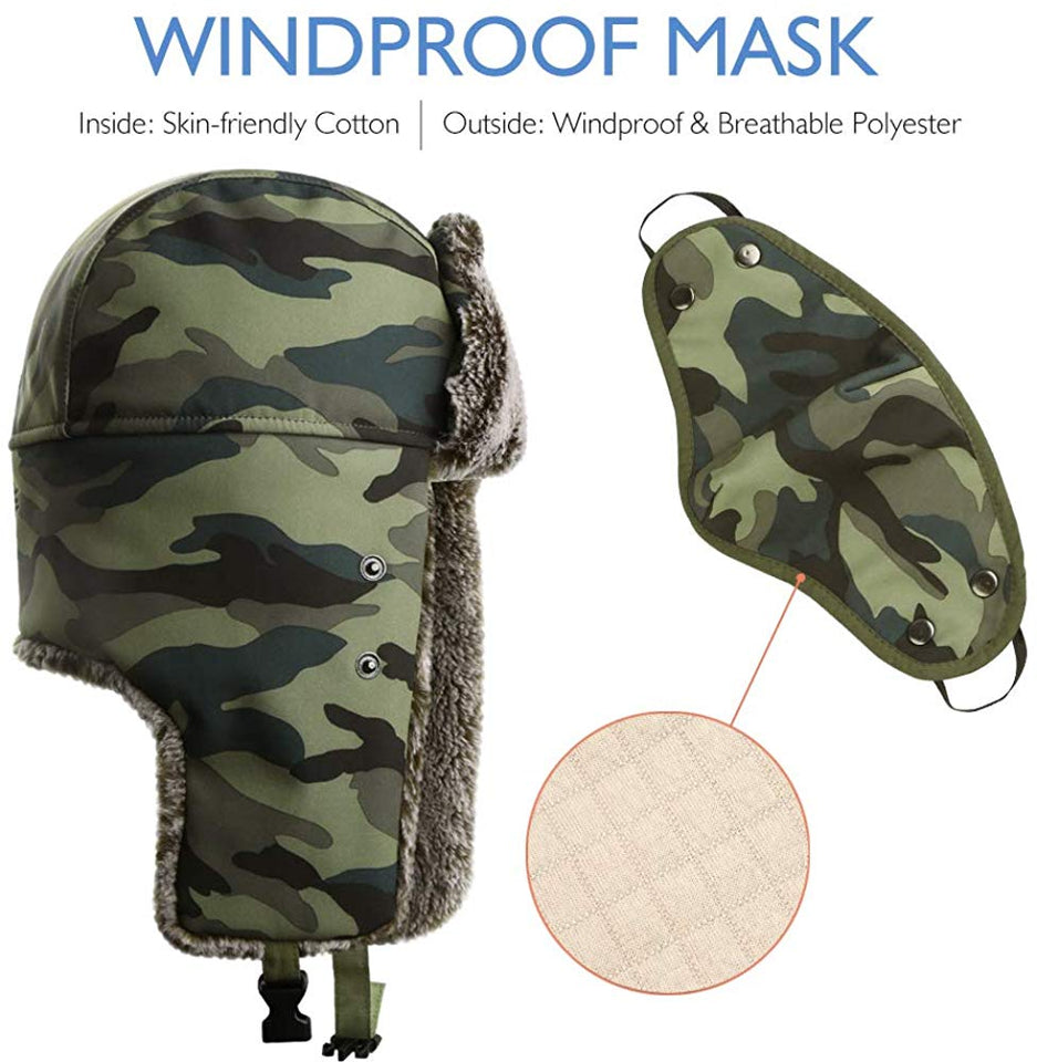 Trooper Winter Hat with Face mask