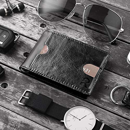 The Minimalist Leather Wallet With Clip and RFID Blocking Technology