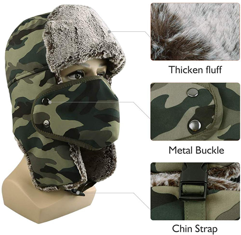 Trooper Winter Hat with Face mask