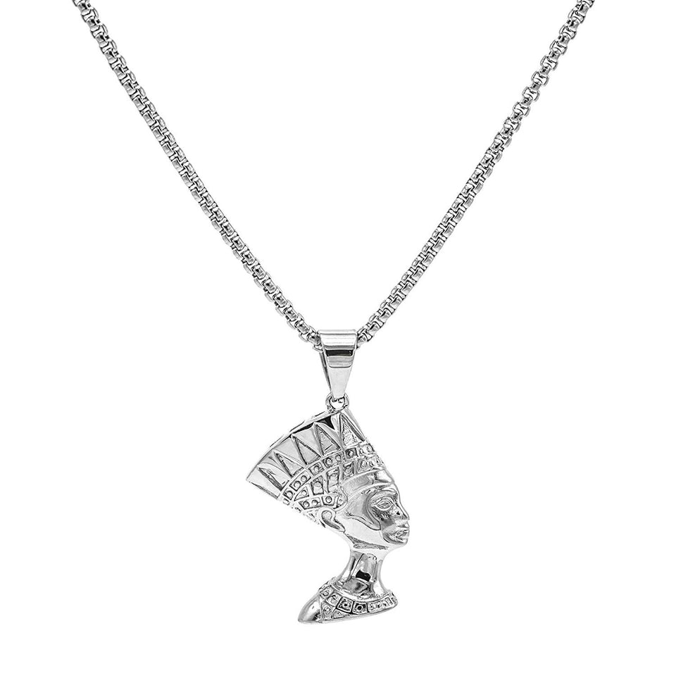 14k Gold Plated Queen Nefertiti Necklace