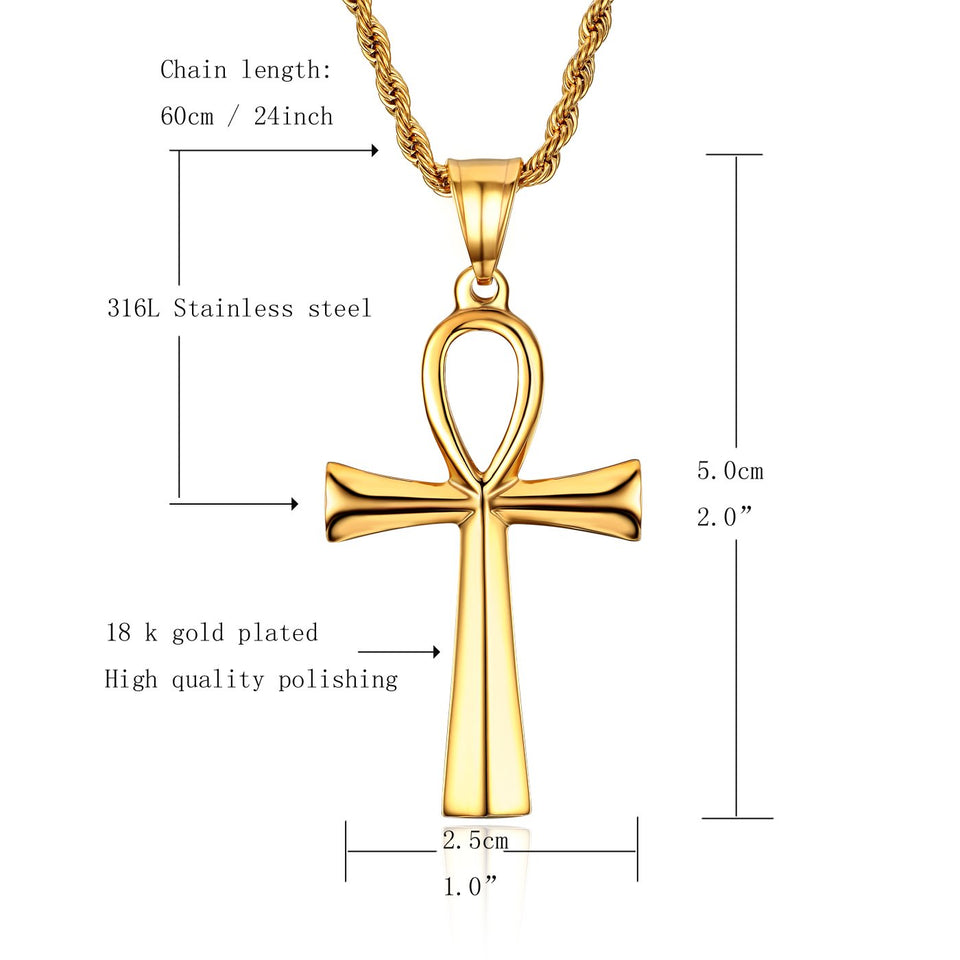 Ankh Pendant with Necklace
