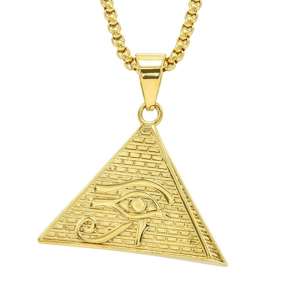 14k Gold Plated Queen Nefertiti Necklace