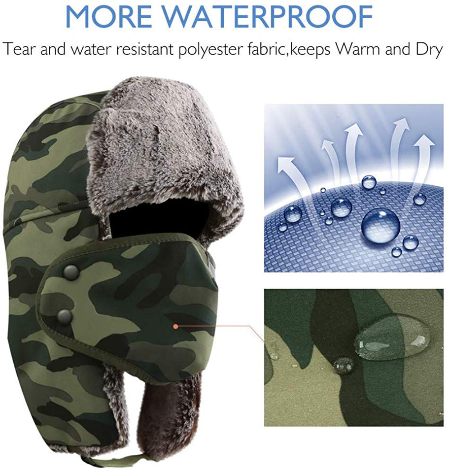 Trooper Winter Hat with Face mask