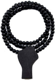Black Power Fist All Natural Wood Pendant & Necklace