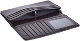Kings Vintage Genuine Leather Long Wallets Bifold Wallet