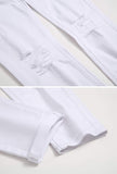 Men's Slim Fit Destroyed Ripped Jeans