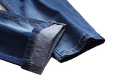 Men's Slim Fit Destroyed Ripped Jeans