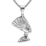 14k Gold Plated Queen Nefertiti Necklace