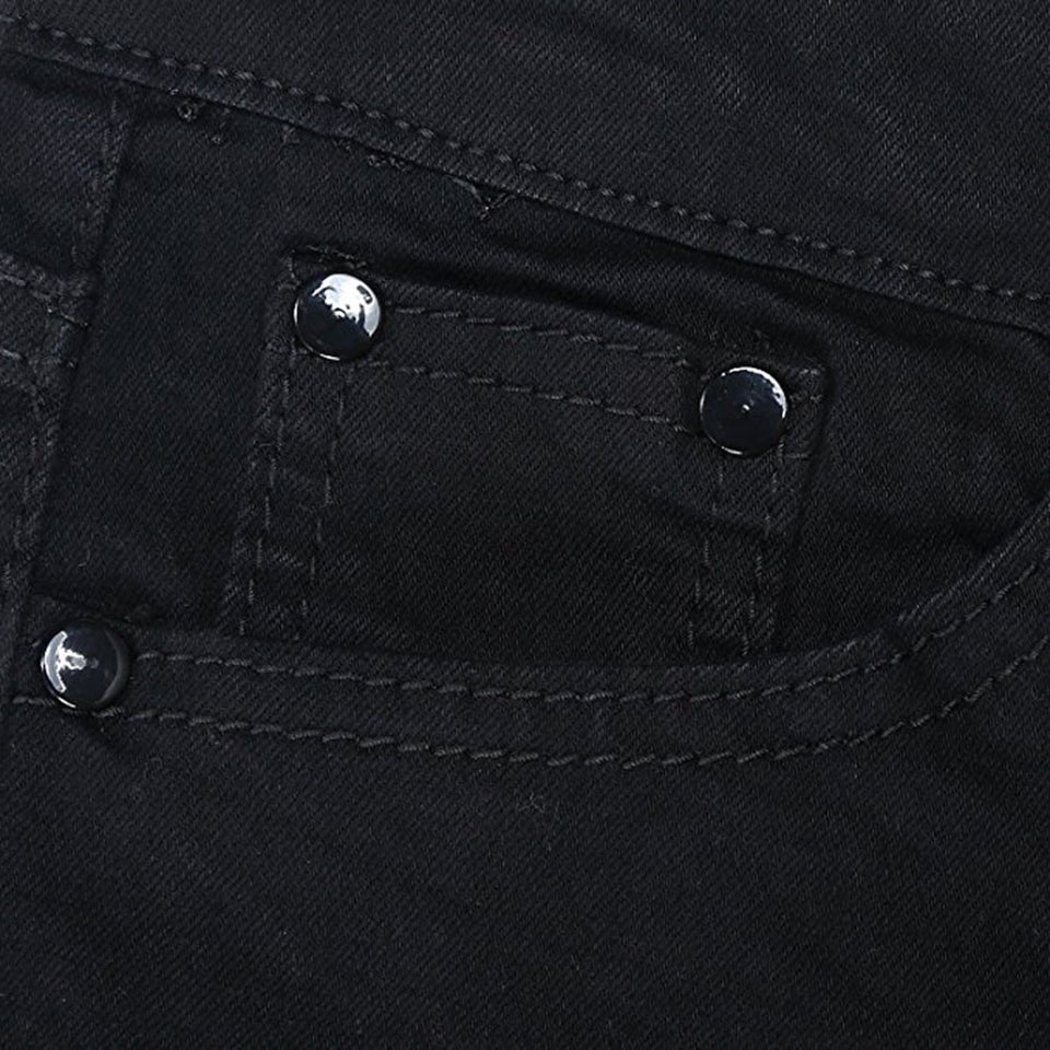 Men's Slim Fit Destroyed Ripped Jeans