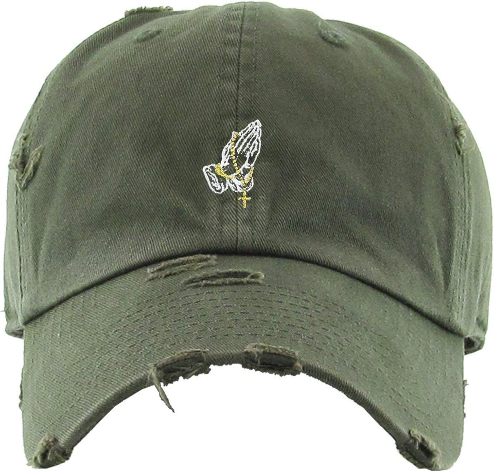 Pray For Me Rosary Dad Hat