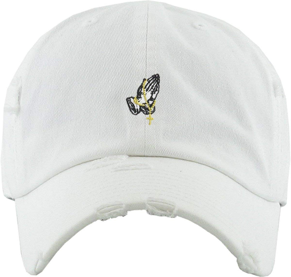Pray For Me Rosary Dad Hat
