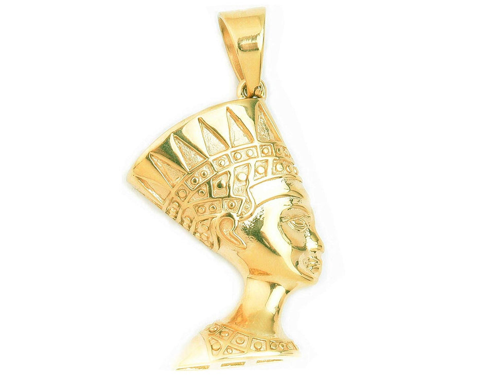 14k Gold Plated Queen Nefertiti Necklace