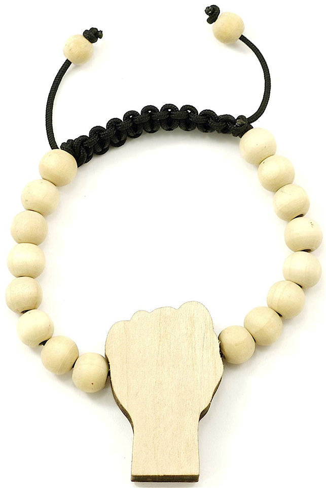 Black Power Fist Bracelet