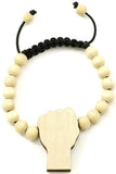 Black Power Fist Bracelet