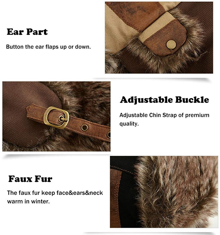 Faux Fur Trapper Hat