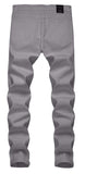 Men's Slim Fit Destroyed Ripped Jeans