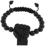 Black Power Fist Bracelet