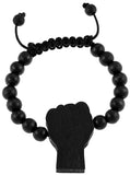 Black Power Fist Bracelet