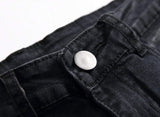 Men's Slim Fit Destroyed Ripped Jeans