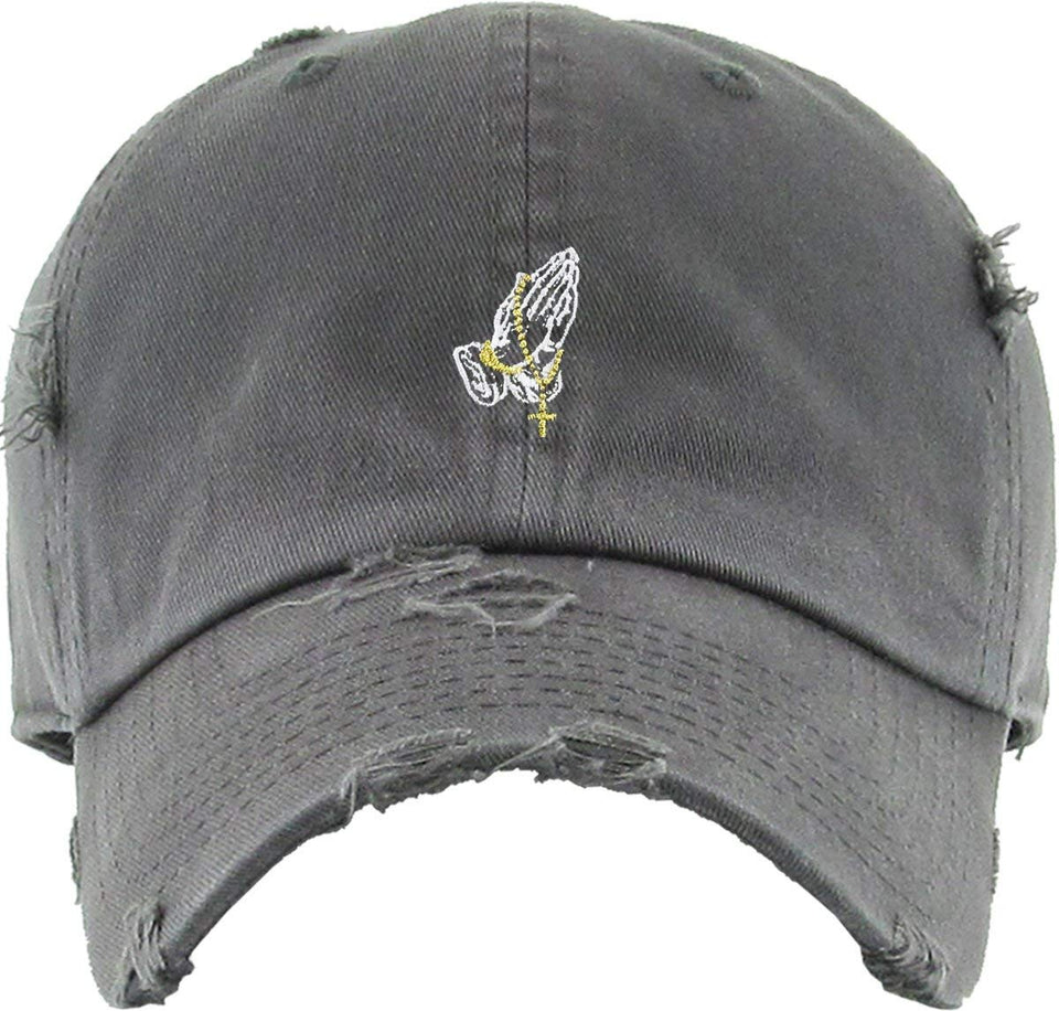 Pray For Me Rosary Dad Hat
