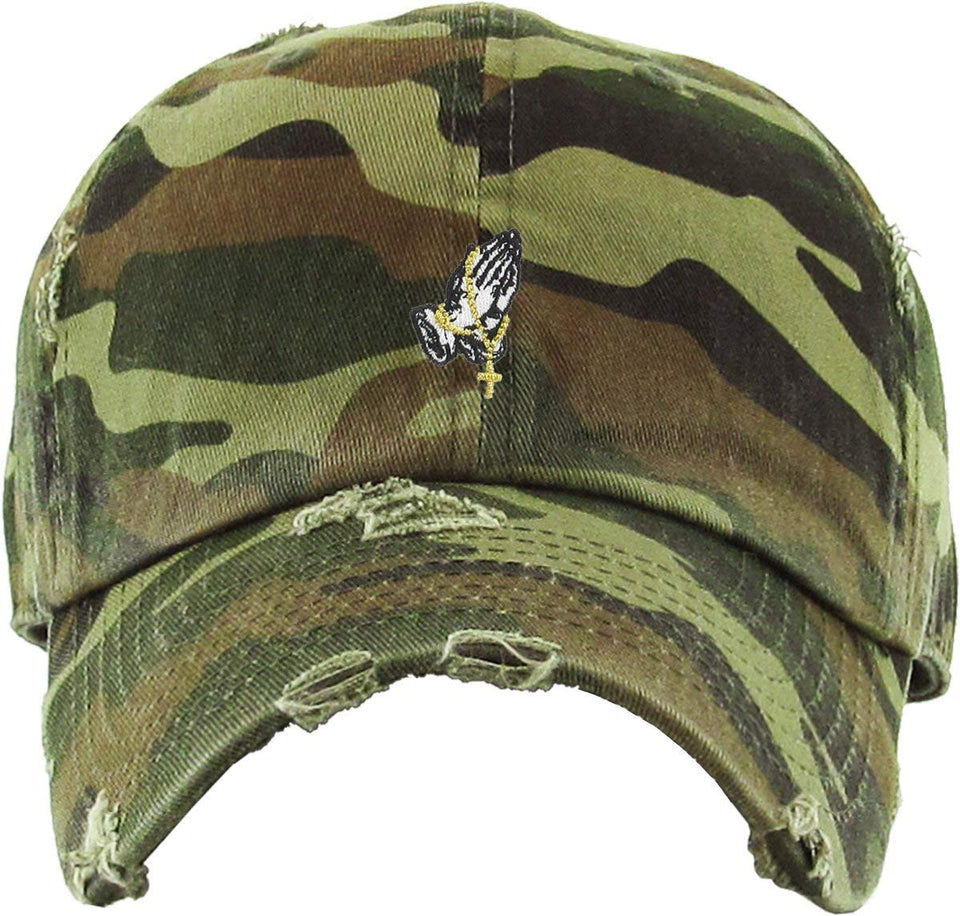 Pray For Me Rosary Dad Hat