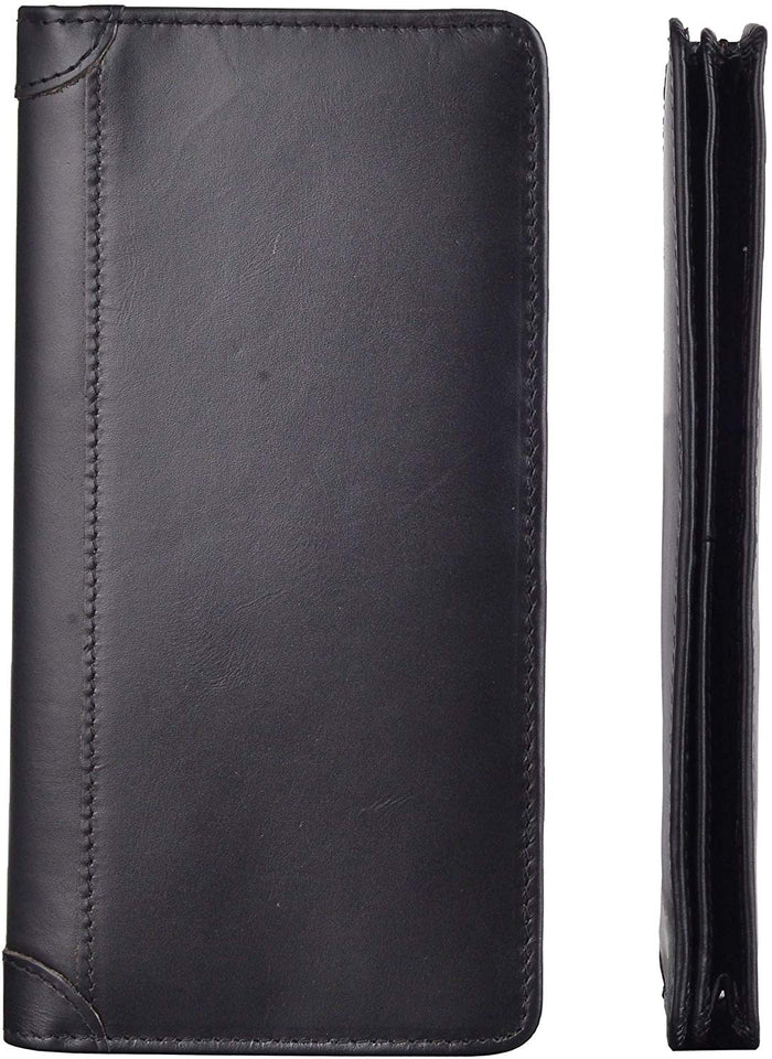 Kings Vintage Genuine Leather Long Wallets Bifold Wallet