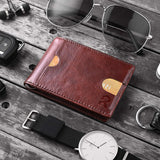 The Minimalist Leather Wallet With Clip and RFID Blocking Technology