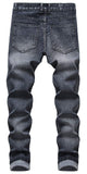 Men's Slim Fit Destroyed Ripped Jeans