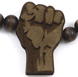 Black Power Fist Bracelet