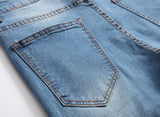 Men's Slim Fit Destroyed Ripped Jeans