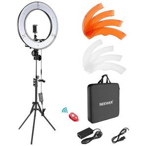 Black Dollar Ring Light 18” / 48cm