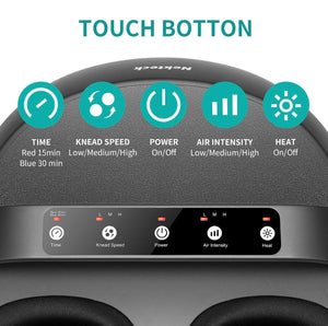 Black Dollar Foot Massager Machine (Fits to size 12)