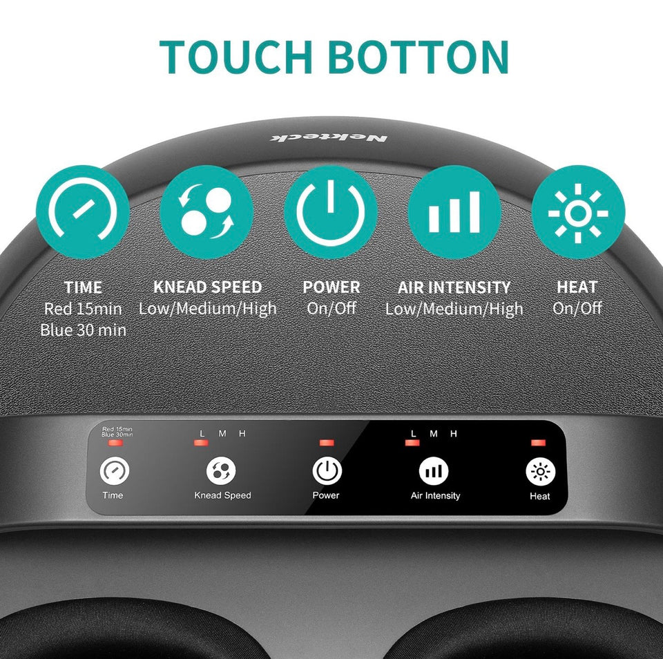 Black Dollar Foot Massager Machine (Fits to size 12)