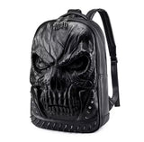 Leather Skull Backpack