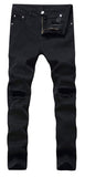 Men's Slim Fit Destroyed Ripped Jeans