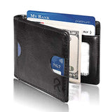 The Minimalist Leather Wallet With Clip and RFID Blocking Technology