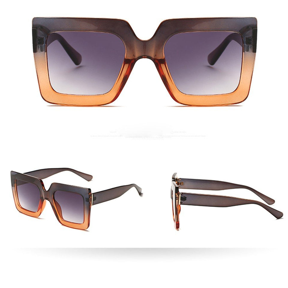 Big Frame Retro Sunglasses