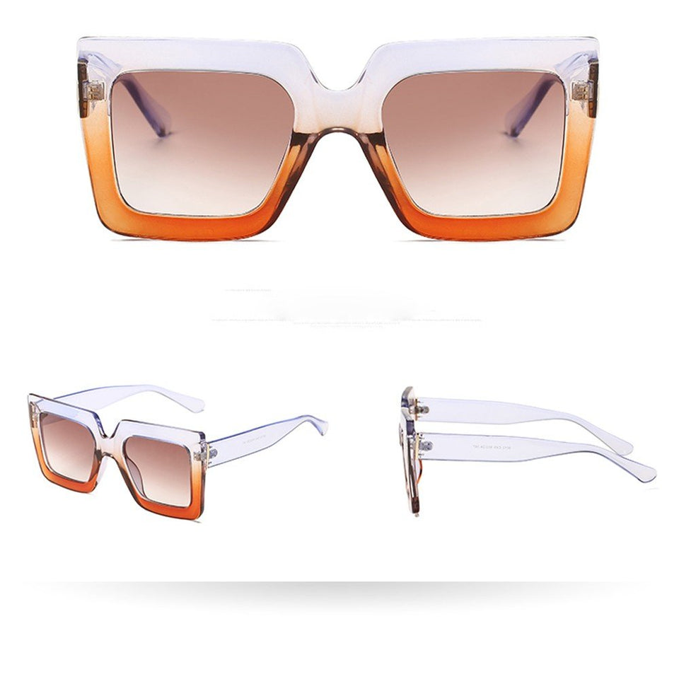 Big Frame Retro Sunglasses