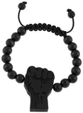 Black Power Fist Bracelet